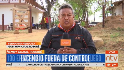 Incendio fuera de control en el área protegida Ñemby Guasu