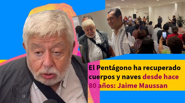 Jaime Maussan en su visita a Veracruz: El Pentágono ha recuperado cuerpos y naves desde hace 80 años