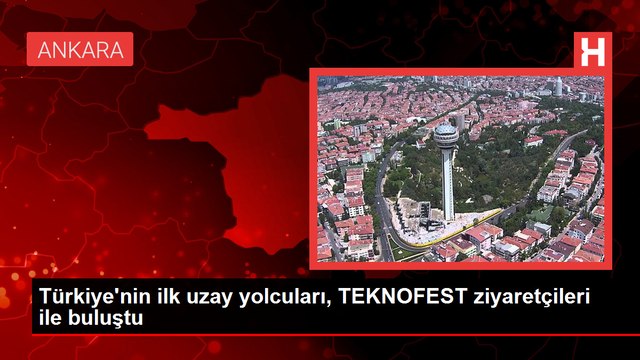 Türkiye'nin ilk uzay yolcuları, TEKNOFEST ziyaretçileri ile buluştu