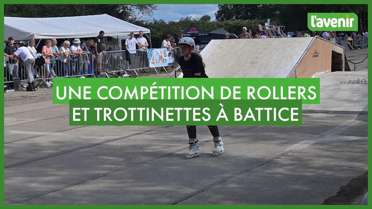 Une compétition de rollers et trottinettes à Battice