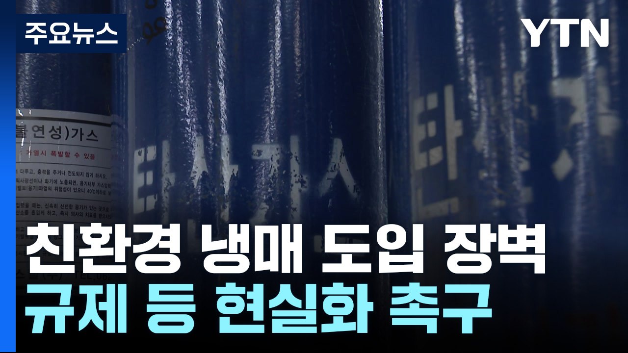 '친환경 냉매' 도입에도 장벽...에너지 선진국처럼 현실화 촉구 / YTN