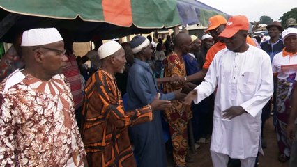 Coulibaly Métoba en campagne pour les élections municipales 2023 à Massala