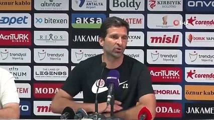 Antalyaspor Teknik Sorumlusu: Gol atamadık