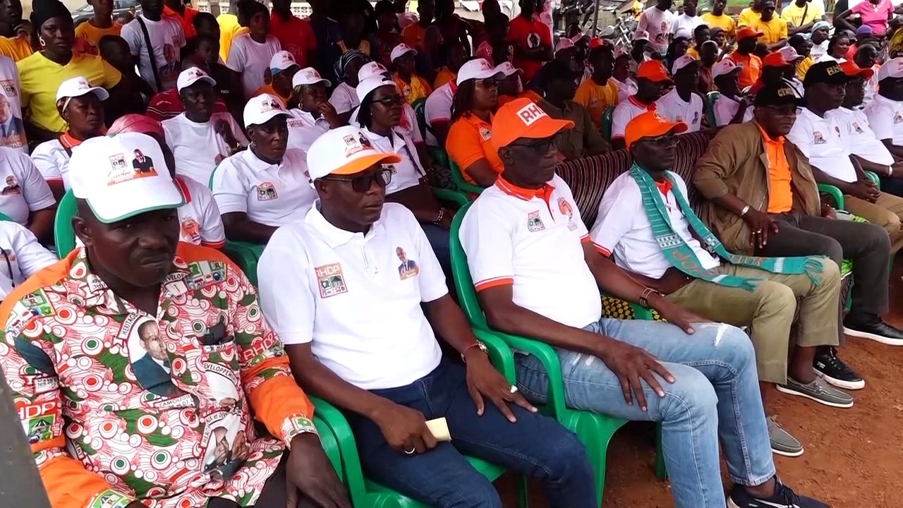 Sindou Bamba et Mamadou Kanaté en campagne pour les élections municipales 2023 à Sarala