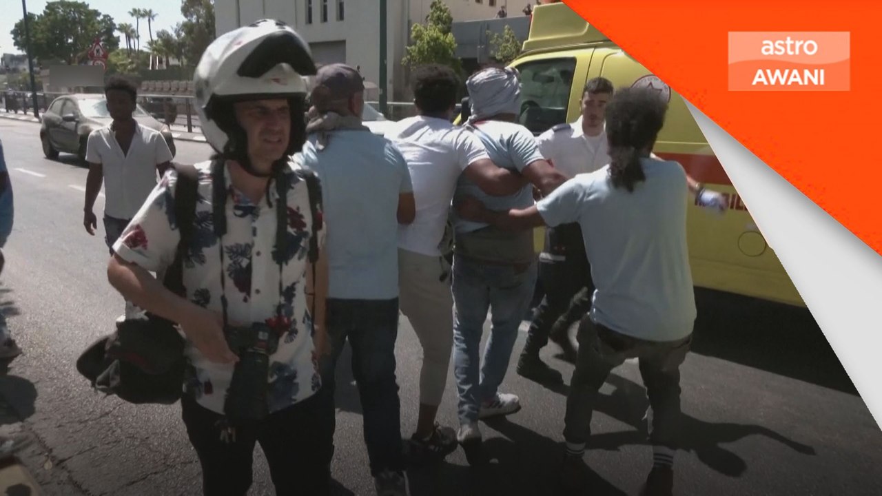 Lebih 100 cedera dalam pertempuran Eritrea di Tel Aviv