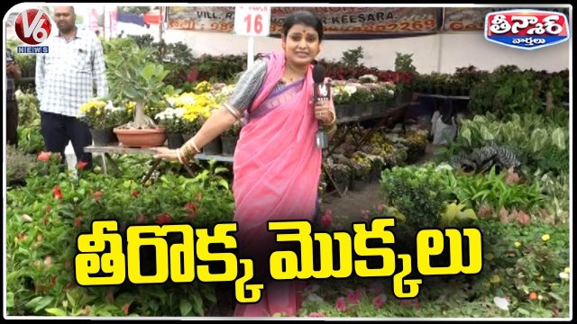 Teenmaar Chandravva At Nursery Mela In Hyderabad | V6 Teenmaar