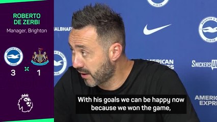 De Zerbi delighted for more than just Ferguson's goals