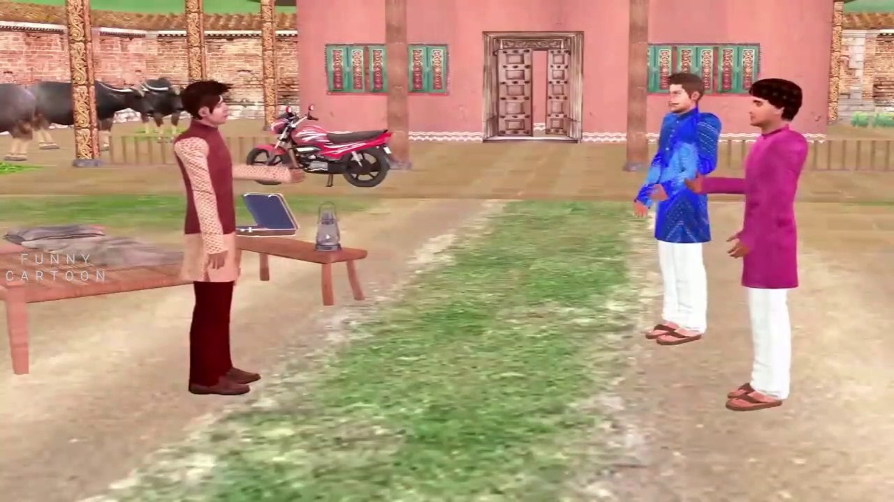 Nadi per Tayrta huwa Land - Insan nay banay floating island - moral stories - hindi khani - hindi cartoon