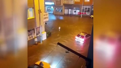 Inondations à Giresun à la suite de fortes averses
