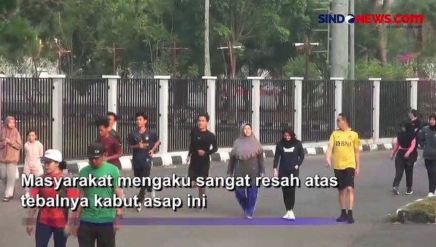 Dampak Karhutla, Kabut Asap Selimuti Kota Palembang