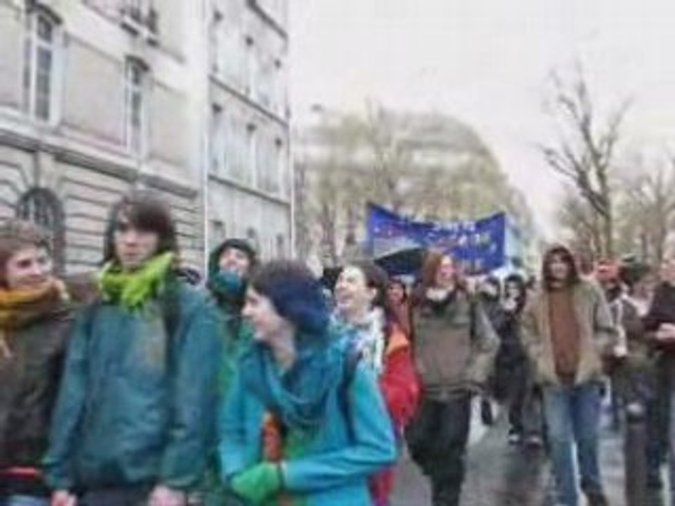 Manifestation des lycées de Champigny-sur-Marne