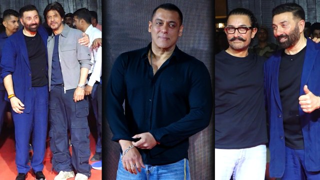 Sunny Deol की Gadar 2 Success Party में Shahrukh Khan, Salman Khan और Aamir Khan का जलवा! FilmiBeat
