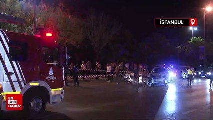 Kartal'da hız yapan motosiklet kontrolden çıkıp metrelerce sürüklendi: 1 ağır yaralı