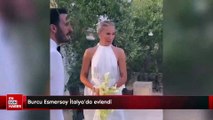 Burcu Esmersoy İtalya'da evlendi