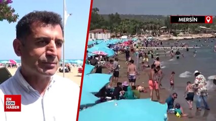 Kızkalesi'nde okullar açılmasına günler kala tatilci yoğunluğu