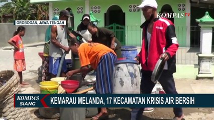 Скачать видео: BPBD Grobogan Distribusikan 1,7 Juta Liter Air di Puluhan Desa yang Alami Krisis Air