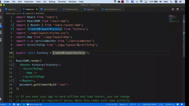 Error handling and validation (Legacy) - Adding routing functionality to Axios