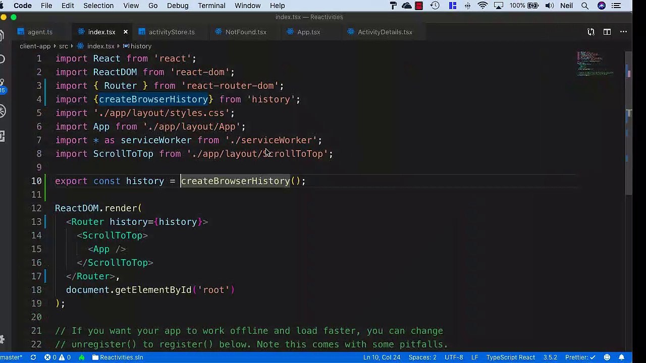 Error handling and validation (Legacy) - Adding routing functionality to Axios