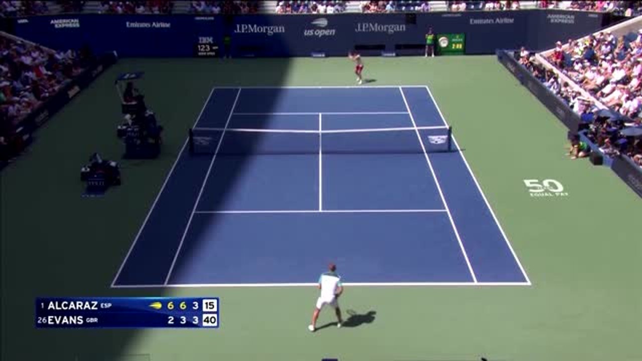 Highlights: Alcaraz erkämpft sich Achtelfinale