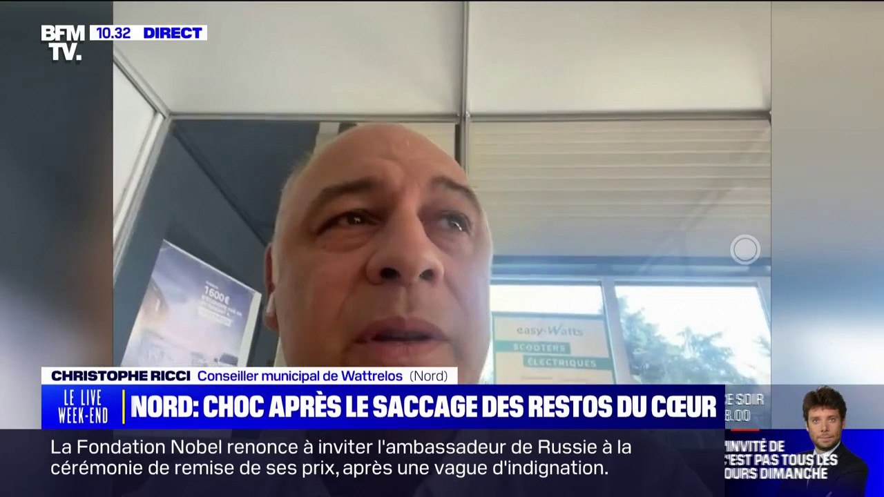 Saccage des Restos du cœur: un conseiller municipal de Wattrelos décrit "un état d'écœurement"