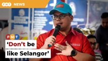Don’t be like Selangor, Amirudin tells Pulai, Simpang Jeram voters