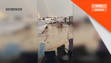 Berpuluh ribu terkandas di festival Burning Man