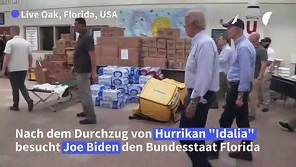 Florida: Biden verspricht Hilfe nach Hurrikan "Idalia"