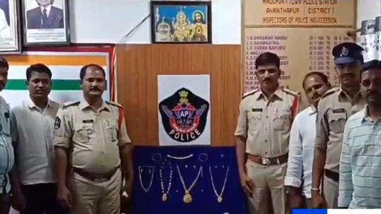 సత్యసాయి జిల్లా: చోరీ నిందితుడు అరెస్ట్... భారీగా బంగారం, వెండీ పట్టివేత