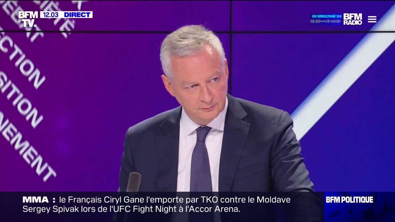 Bruno Le Maire: "Nous n'augmentons pas les taxes sur le tabac et l'alcool (...) c'est dans la logique de notre politique fiscale"