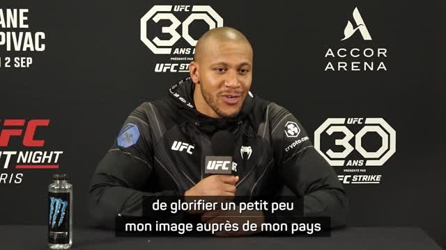 UFC Paris - Gane : Je me devais de glorifier un petit peu mon image auprès de mon pays
