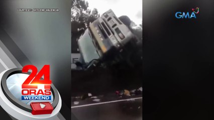 Truck, tumama sa isang SUV sa NLEX; mga sakay, sugatan | 24 Oras Weekend