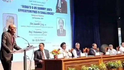 अलीगढ़: G-20 समिट को लेकर एएमयू में हुआ कार्यक्रम, देखिए रिपोर्ट