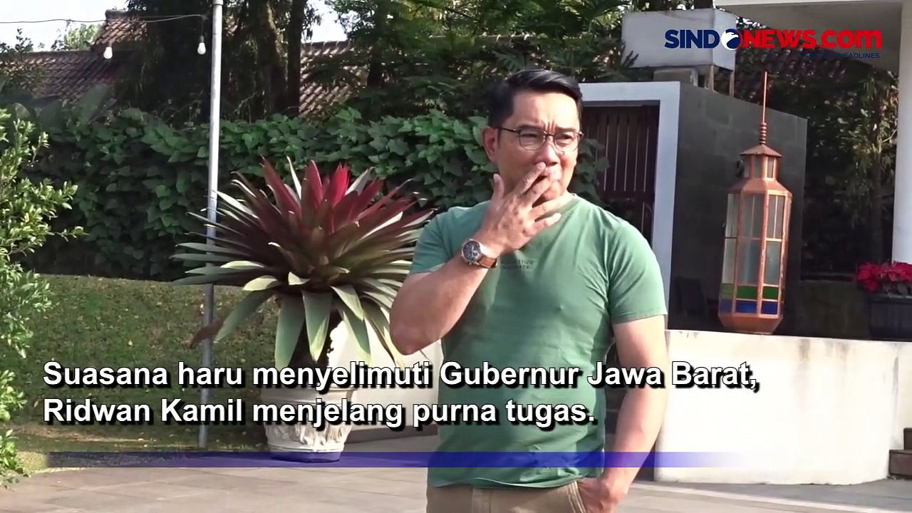 Ridwan Kamil Menangis Teringat Eril saat Beres...