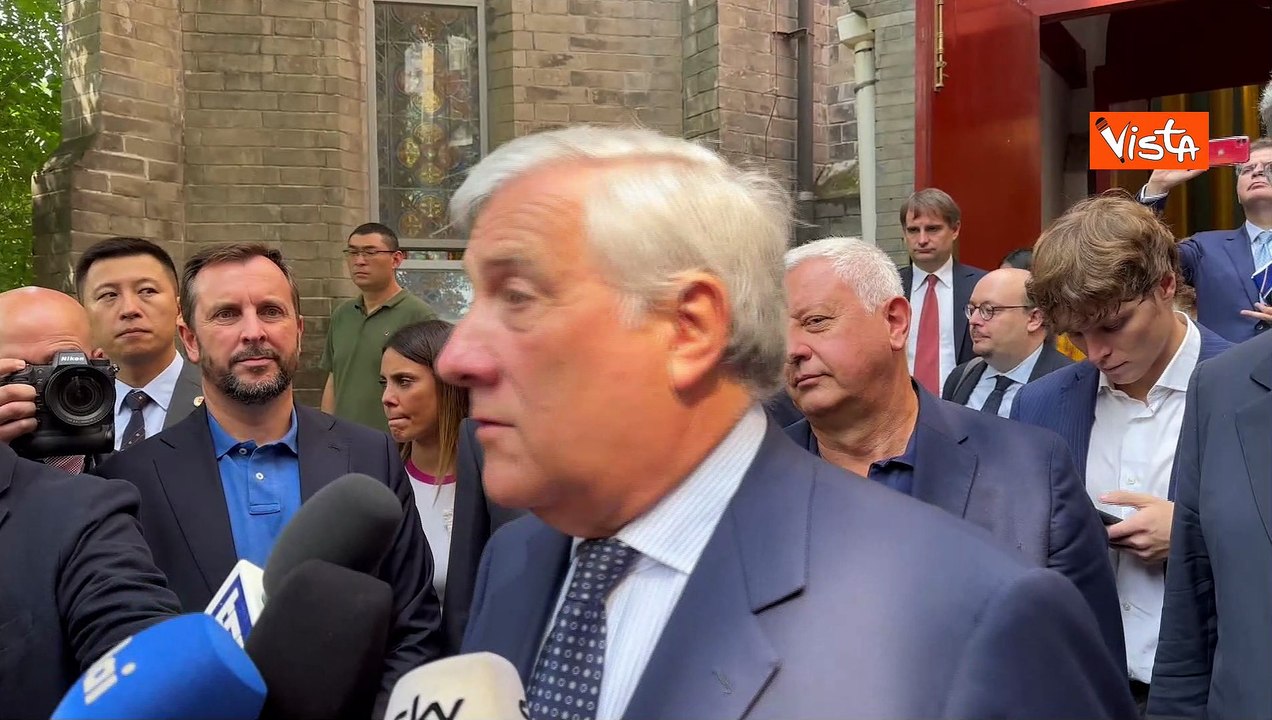 Tajani a Pechino: Su alcune questioni abbiamo visioni diverse, ma dialogo ? fondamentale