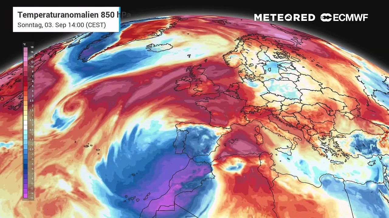 Unglaubliche Temperatur-Anomalie in den nächsten Tagen über Europa!