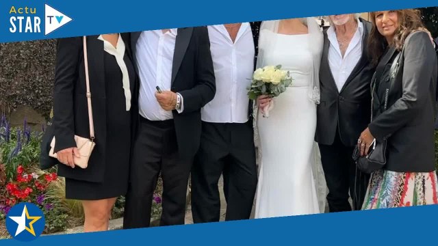 Renaud élégant au mariage d'Hugues Aufray avec sa compagne Cerise Jean Luc Reichmann dévoile plusi
