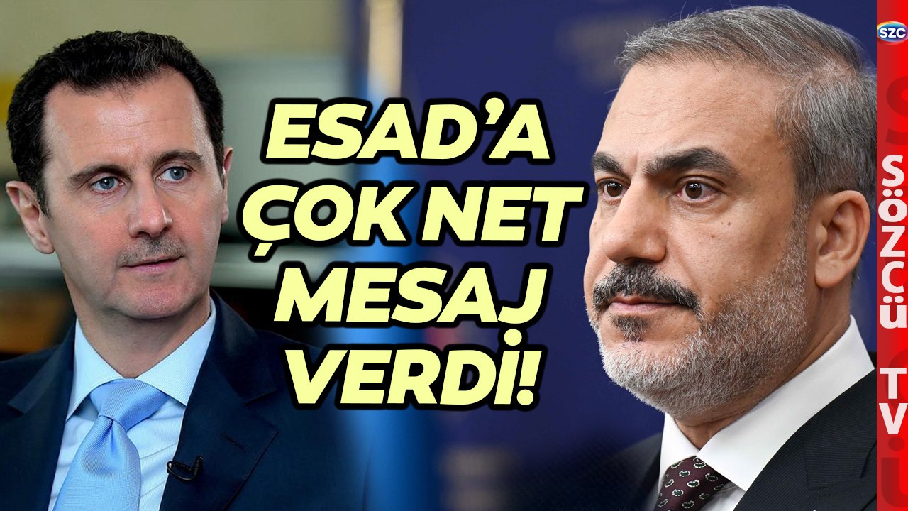 Esad'a Çok Net Mesaj! Hakan Fidan'dan İranlı Bakanın Yanında Suriye Sözleri