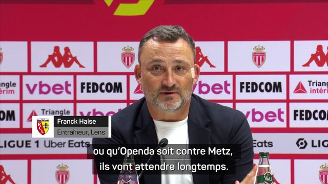 Haise : Si les joueurs attendent que Fofana et Openda soient là...”