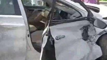 अनूपपुर: डिवाइडर में जा घुसी तेज रफ्तार कार,चीख पुकार से दहल उठा इलाका