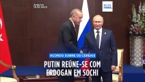 Putin reúne-se com Erdogan em Sochi