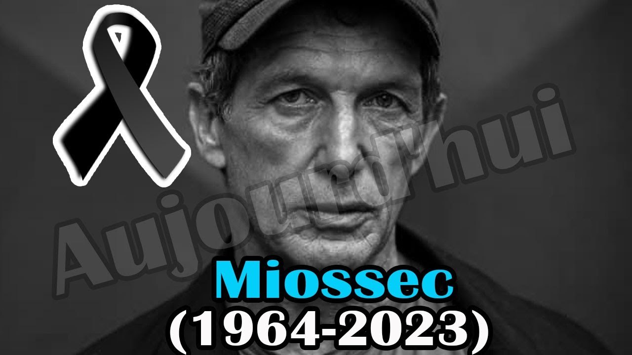  15h50: Miossec est décédé d'un cancer du nasopharynx "Reposez en paix"