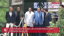 Kaza sonrası ilk kare! Cumhurbaşkanı Erdoğan'dan Sabancı çiftine ziyaret