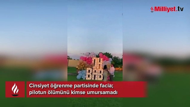 Cinsiyet öğrenme partisinde facia! Pilotun ölümünü kimse umursamadı