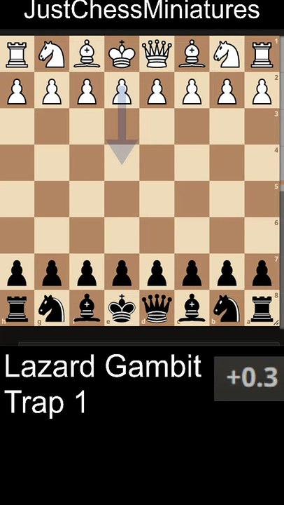 Lazard Gambit. Trap 1