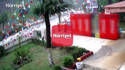 Samsun'da heyelan ve sel sularına kapılan vatandaşlar ölümden döndü!