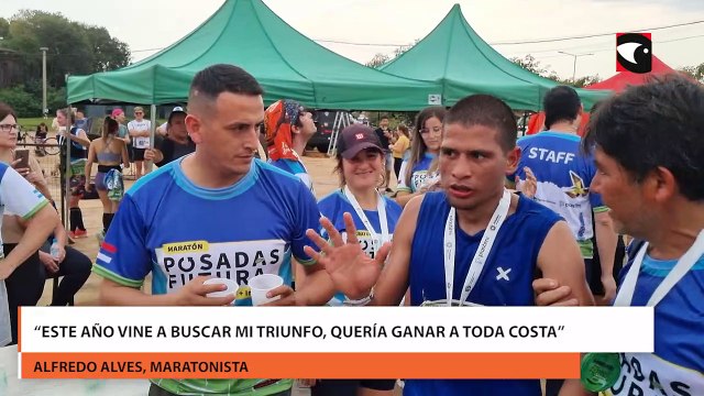 Alfredo Alves se quedó con el primer puesto de los 42K de la Maratón Posadas Futura
