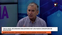 Alberto Galarza dijo en julio aprobó sólo un 30% de los alumnos en el nivel secundario