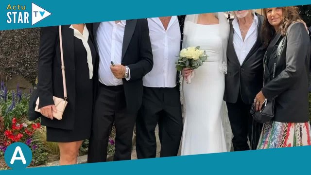Renaud élégant au mariage d'Hugues Aufray avec sa compagne Cerise Jean Luc Reichmann dévoile plusi