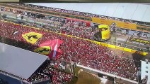 Gran Premio di Monza, il lungo serpentone e i colori della Ferrari