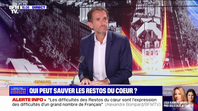 Alexandre Bompard (PDG Carrefour): On va répondre à l'appel du président des Restos du cœur.